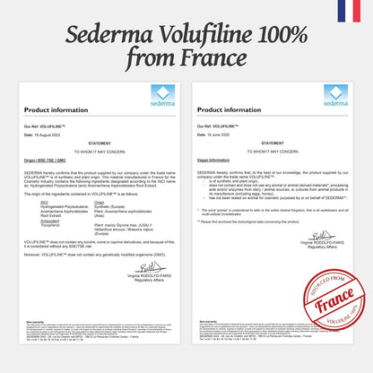 [Volufiline 12.5Ml] 100% Pure Volufiline from SEDERMA (France) | DIY Skincare - Face Serum | Cosmetic Grade | for Face & Body Improved Fine Lines & Skin Elasticity